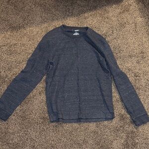 Sonoma Men's Heathered Blue Long Sleeve Tee